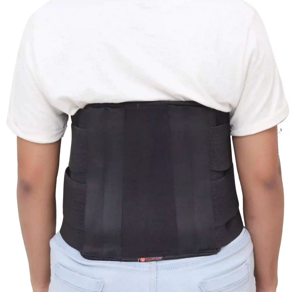 SandPuppy Backbrace countoured is available in universal size suitable for waist sizes 34 - 44 inches