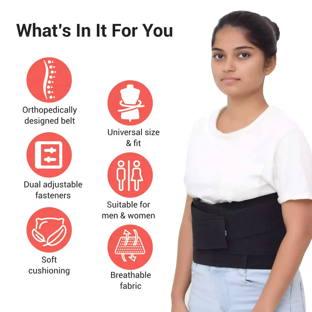 SandPuppy Backbrace Contoured is suitable for both men and women